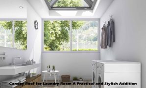 Canopy Roof for Laundry Room